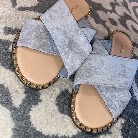 Maurices Light Blue and Tan Sandals - Picture 6 of 10